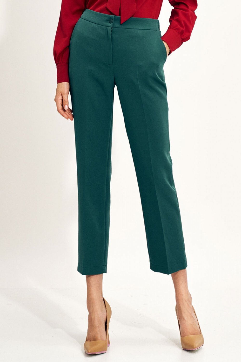 Women trousers red / 171278 Nife