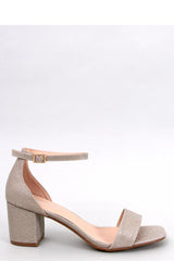 Heel sandals grey / 181955 Inello