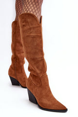 Heel boots brown / 188718 Step in style-1