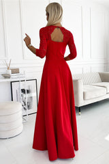 Evening dress red / 189086 Numoco-1