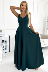 Long dress green / 189678 Numoco-0