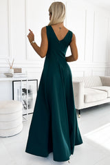 Long dress green / 189678 Numoco-1