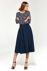 Skirt navy blue / 113040 Nife-0