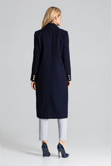 Coat navy blue / 138306 Figl-2