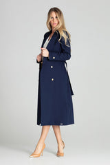 Coat navy blue / 141756 Figl-2