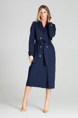 Coat navy blue / 141756 Figl-3