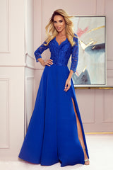 Long dress blue / 145154 Numoco-0