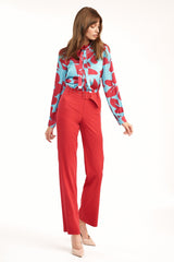 Women trousers red / 158330 Nife-0