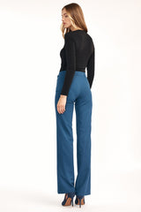 Women trousers blue / 158332 Nife-3