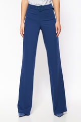 Women trousers navy blue / 163403 Nife-0