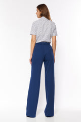 Women trousers navy blue / 163403 Nife-2