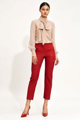 Women trousers red / 171278 Nife-0