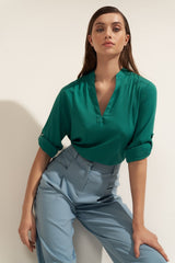 Blouse green / 176666 Nife-0