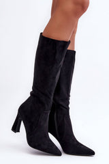 Heel boots black / 184041 Step in style-0