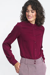 Long sleeve shirt red / 184613 Nife-1