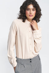 Long sleeve shirt beige 184614 Nife-0