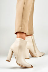 Heel boots beige / 185404 PRIMO-2