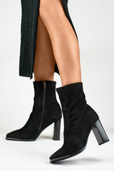 Heel boots black / 186036 PRIMO-1