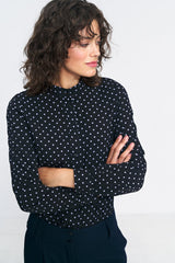 Long sleeve black shirt / 186127 Nife-3