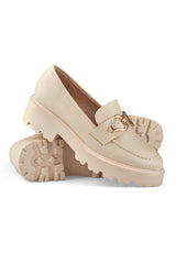 Heeled low shoes beige / 186504 PRIMO-3